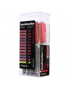 Brushmarker PRO Flower Colours 12uds, KARIN