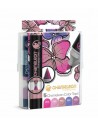Set de 5 rotuladores tonos florales, CHAMELEON