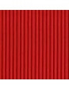 Cartulina corrugada roja