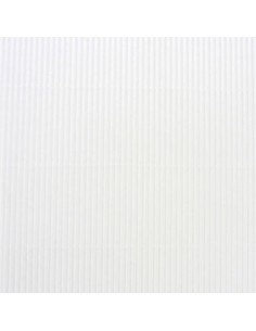 Cartulina corrugada blanca