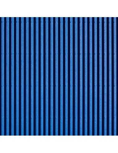 Catón corrugado azul