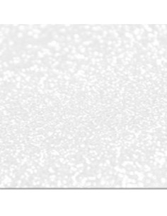 Goma eva glitter blanco tornasol 50 x 70 cm