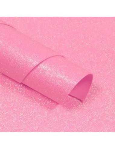Goma eva glitter rosa claro 50 x 70 cm
