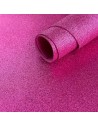 Goma eva glitter  50 x 70 fucsia