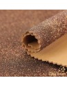 Goma eva glitter  50 x 70 café  claro