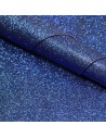 Goma eva glitter  50 x 70 azul oscuro