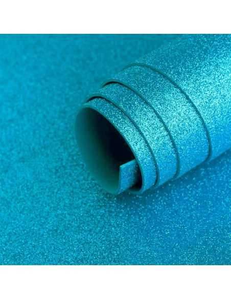 Goma eva glitter  iridiscente  50 x 70 cele mar iri