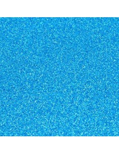 Goma eva glitter 50 x 70 celeste claro