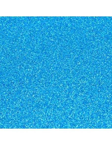 Goma eva glitter 50 x 70 celeste claro