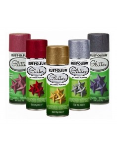 Pintura Aerosol Glitter Brillantina, RUST OLEUM