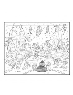 Poster para colorear  80 x 100, MAPED
