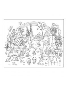 Poster para colorear  80 x 100, MAPED