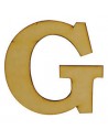 Letra G MDF 18cm