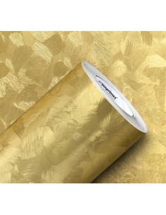Rollo de vinil Gold Max metálico artístico oro 0.53mt/ metro, IMPRIMAX