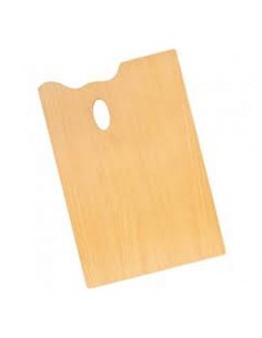 Paleta de madera 5mm 20x30 cm rectangular