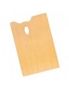 Paleta de madera 5mm 20x30 cm rectangular