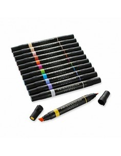 PRISMACOLOR Marcadores Manga Doble Punta 12 Unidades