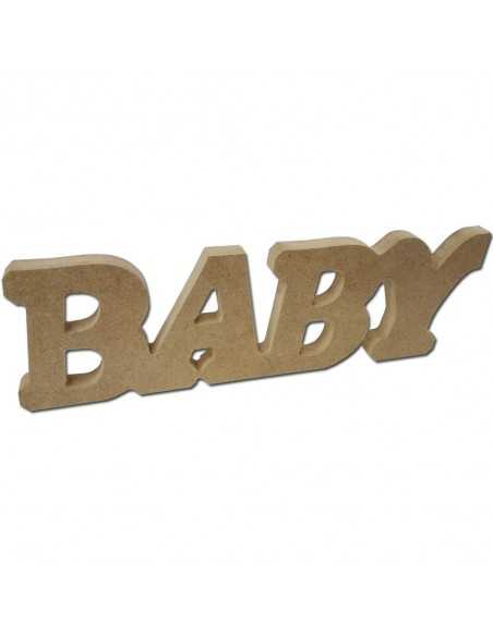 Palabra Baby en Fibrofácil o MDF | Jobbi