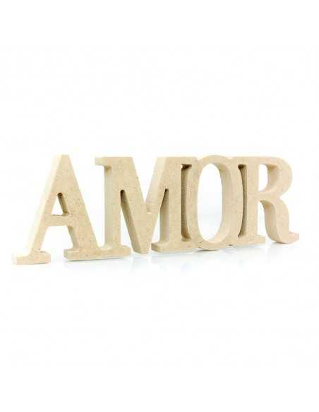 Palabra Amor en Fibrofácil o MDF | Jobbi