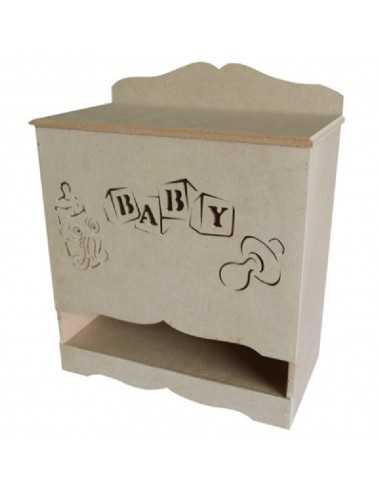 Porta pañales láser 24x13x29cm Porta pañales láser 24x13x29cm