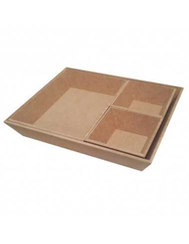 Bandeja china 4 pzs 35x29x7cm
