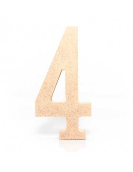 Número 4 MDF