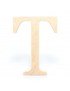 Letra T MDF 18cm