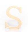 Letra S MDF 18cm