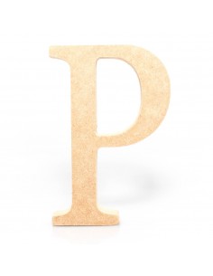 Letra P MDF 18cm