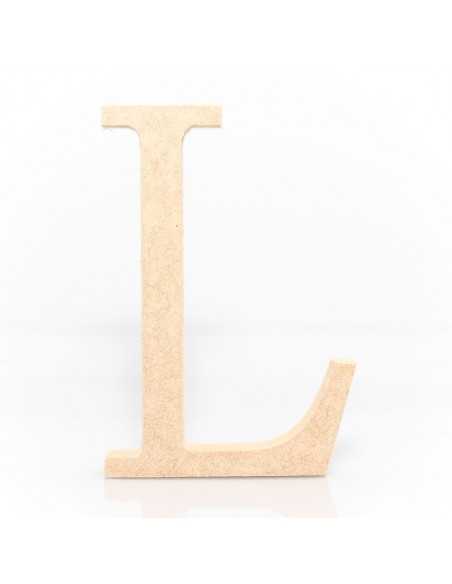 Letra L MDF 18cm