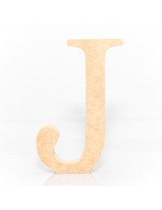 Letra J MDF 18cm