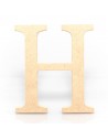 Letra H MDF 18 cm