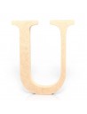 Letra U MDF 18 cm