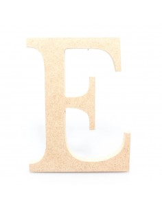 Letra E MDF 18cm