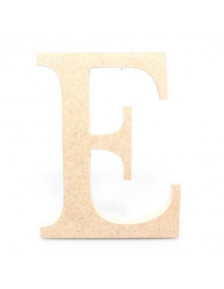 Letra E MDF 18cm
