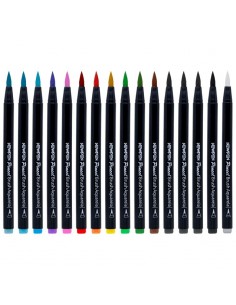 Caneta pincel Brush pen 16 pz