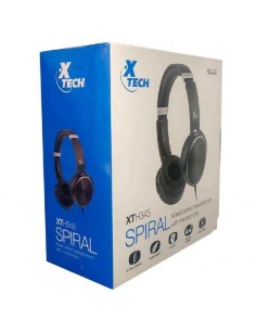 Auriculares estéreo con con cable y micrófono, XTECH
