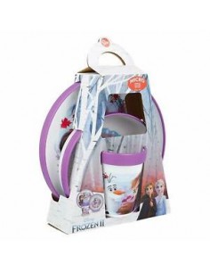 Set de 3 piezas platos frozen