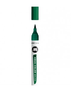 Rotulador punta pincel verde oscuro, MOLOTOW