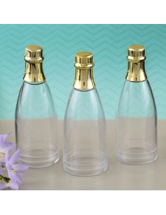 Botella de champan dorado de decoración c/5 unid