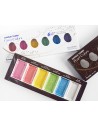 Acuarela KURETAKE metálica pastel de 6 colores