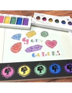Acuarela 6 colores, KURETAKE