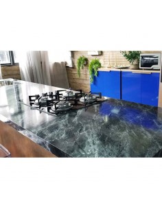 Vinilo Adhesivo Mármol Silver Black de 1.22xmt, IMPRIMAX