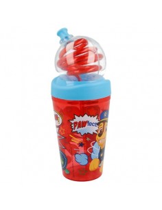 Vaso bombilla espiral PAW PATROL