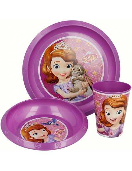 Set de 3 platos SOFIA.