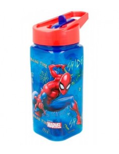 Botella cuadrada SPIDERMAN