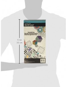 Libreta para colorear- Figuras geométricas, ART ZONE