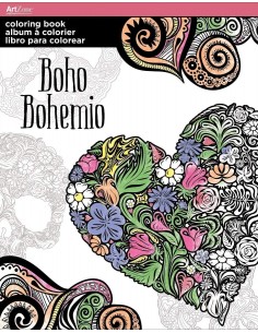 Libro para colorear- Boho bohemio, ART ZONE