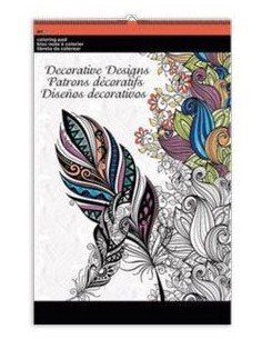 Libreta para colorear- Diseños decorativos, ART ZONE