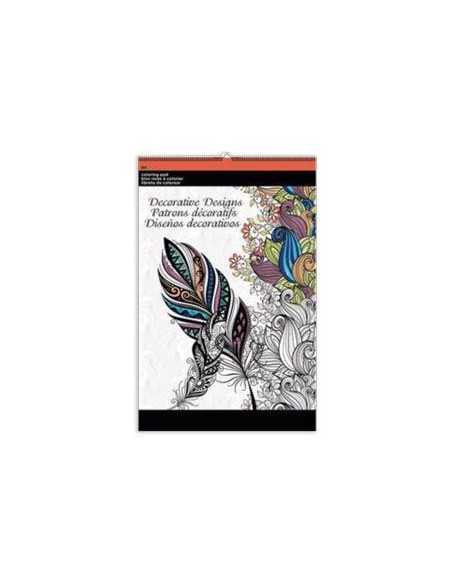 Libreta para colorear- Diseños decorativos, ART ZONE